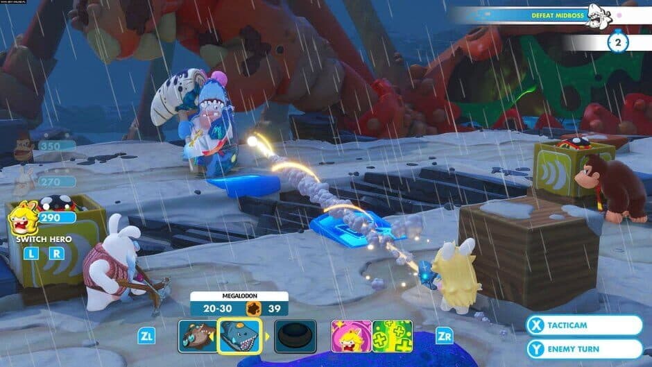 Mario + Rabbids Kingdom Battle: Donkey Kong Adventure screenshot 2