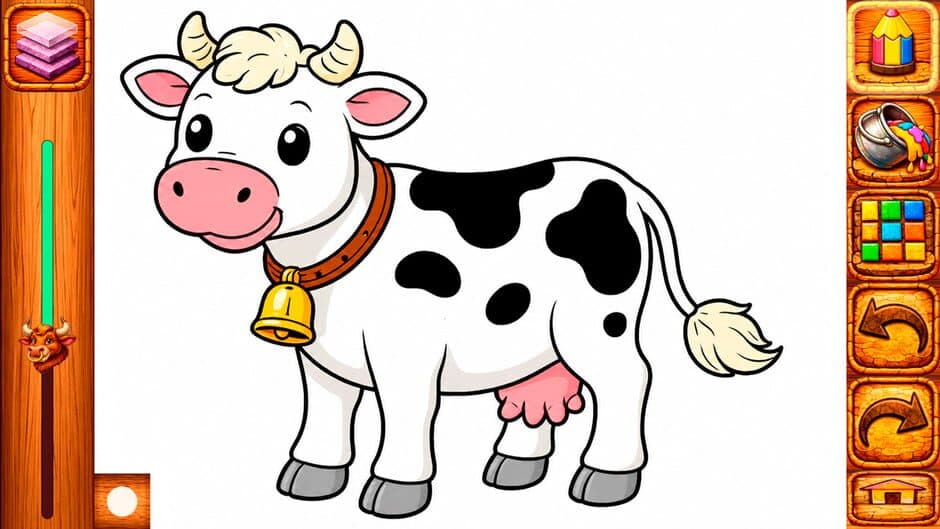 Animal Farm Coloring Book for Kids & Toddlers