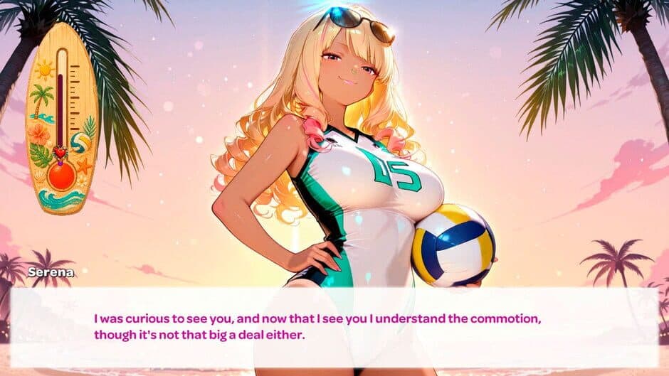 Beach Volleyball Girls: Hot Spike