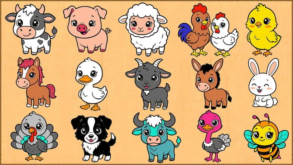 Crayon Farm Animals screenshot 6